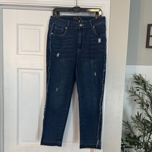 BloomChic Dark Indigo Ankle Jeans